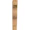 Ekena Millwork Funston Block Rough Sawn Bracket, Western Red Cedar, 4"W x 14"D x 26"H BKT04X14X26FST05RWR - alternate 2